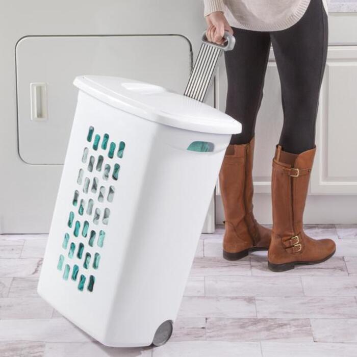 laundry basket with wheels