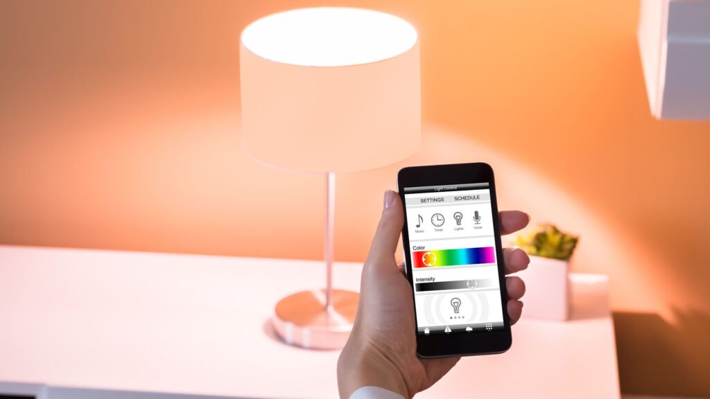 Best Fathers Day Gift Ideas- app controlled lamp